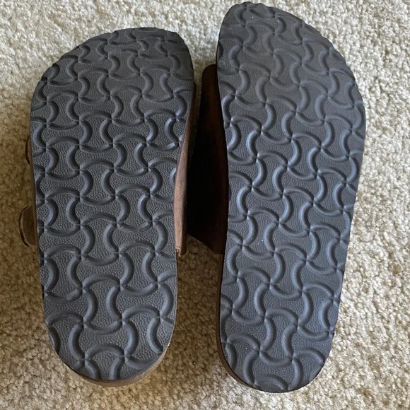 White Mountain Brown Buckle Sandals - Picture 3 of 3